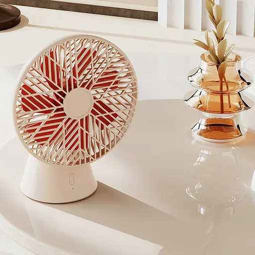 Портативный вентилятор Xiaomi Sothing Forest Desktop Fan (DSHJ-S-1907) Beige - фото 6