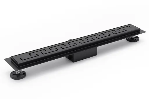 Душовий канал Rea Greek black mat T 90 см REA-G8003 - фото 3