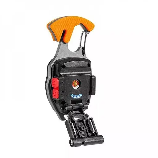Мини фонарик брелок Multifunctional W5147 COB белый желтый красный свет светильник с карабином открывашкой - фото 4