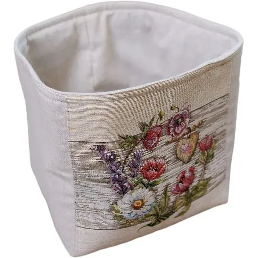 Кошик гобеленовий Прованс Лавандовий садочок (44350) - фото 1