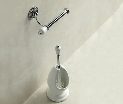 Держатель для туалетной бумаги Stilhaus Nemi белый/хром N1139 Белый - фото 2