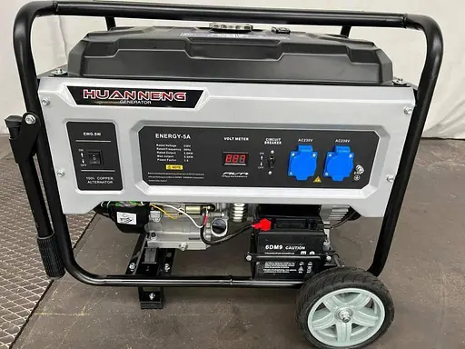 Бензиновий однофазний генератор Huanneng Energy-5A (5 кВт) - фото 3