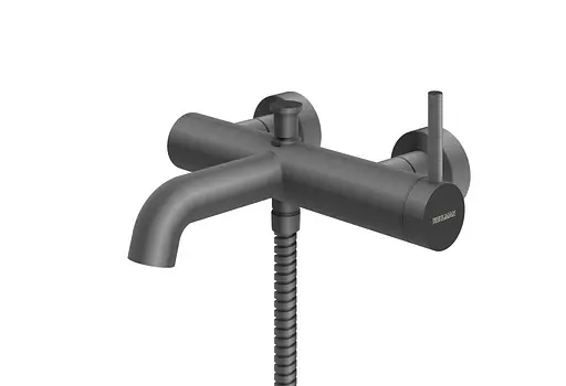 Змішувач для ванни Kohlman Axel graphite настінний KPL-QW110AG Графит - фото 2