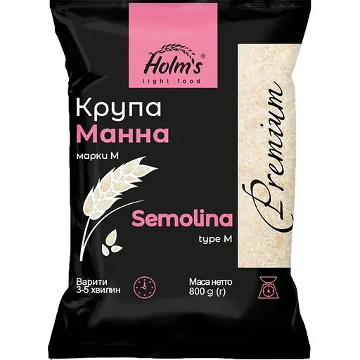 Крупа манная Holm's light food 800 г