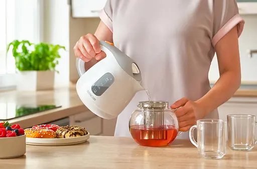 Электрочайник Sencor SWK 1100WH (7099684) - фото 6