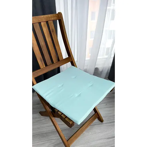 Водоотталкивающая подушка на стул Тиффани однотон (2 шт.) - фото 3