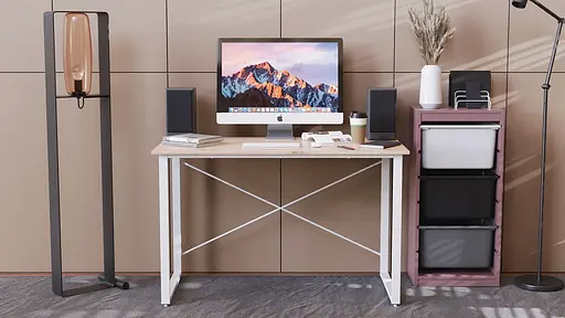 Компьютерный стол Ferrum-decor Дейв 75x100x60 белый ДСП Дуб Сан-Марино 16мм (FRD-102139) - фото 7