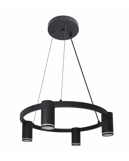 Люстра Goldlux 326195 Paris GU10 4x12W IP20 Черная - фото 1