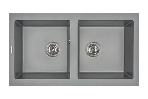 Кухонная мойка гранитная Miraggio Westeros gray 875x504x199 00212006, Серый - фото 1