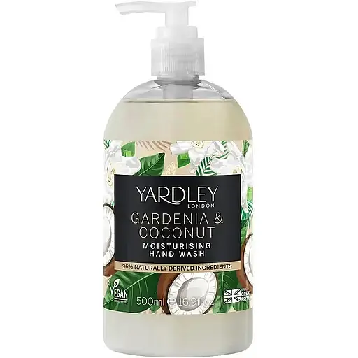 Жидкое мыло для рук Yardley London Gardenia&Coconut Moisturising Hand Wash 500 мл - фото 1