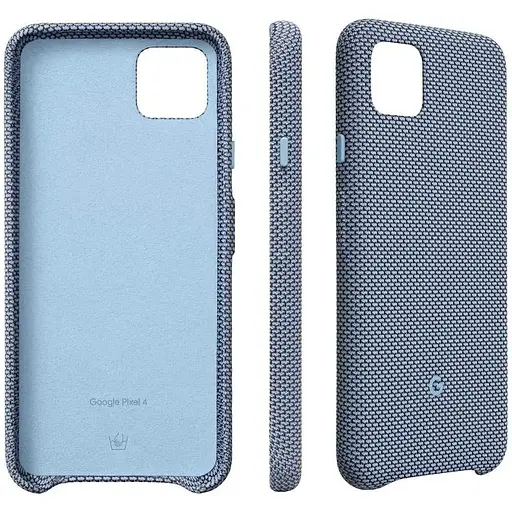 Протиударний чохол Google Soft Knit Fabric Case для Pixel 4 Blue Ish (GA01283) - фото 2