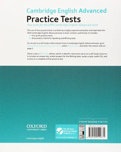 Cambridge English Advanced Practice Tests Without Key for 2015 Exam - фото 2