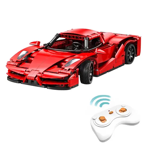 Конструктор машина на радиоуправлении CADA Red Blade гонка 405 деталей - фото 1