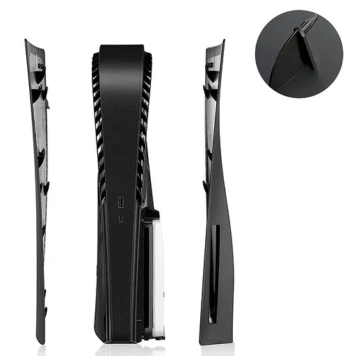 Панель корпуса для консолей Sony PlayStation 5 Black - фото 5