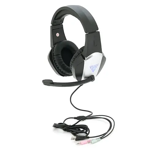 Ігрові навушники з мікрофоном Jedel HG220 Black-Silver - фото 4