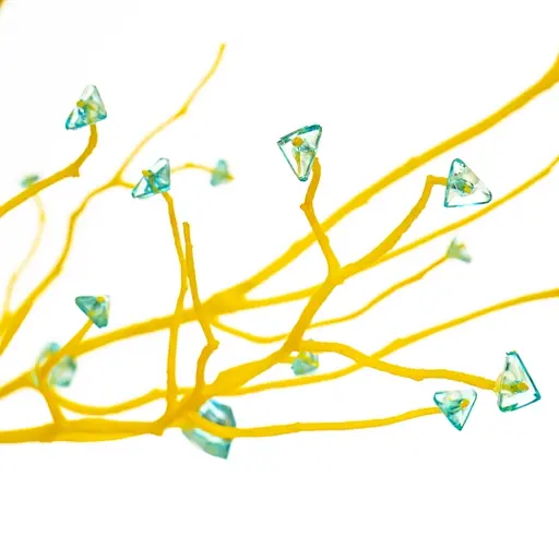 Ветвь Elisey Хрусталик искусственный 110 см желтый (8100-065)       - фото 3