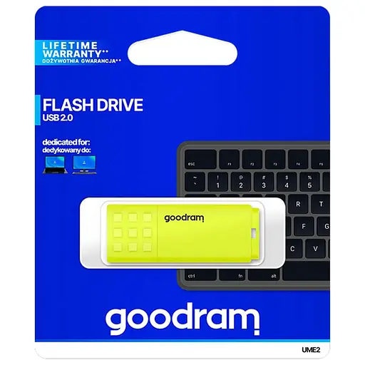 Флеш-накопичувач GoodRam USB 64GB UME2 Yellow (UME2-0640Y0R11) - фото 3