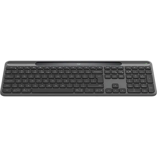 Клавiатура бездротова Logitech Slim Solar+ for Business Graphite (920-013779) - фото 2