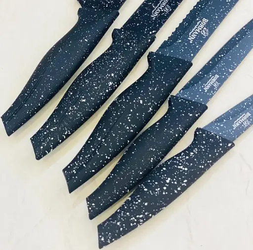 Набор ножей для кухни с подставкой Bohmann BH-6165 кухонные ножи и подставки - фото 3