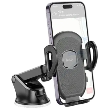 Автодержатель Hoco H9 General car holdercenter console Черный - фото 1