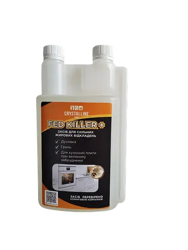 Засіб для видалення сильних жирових забруднень та нагарів Fed killer+ 1 літр - фото 1