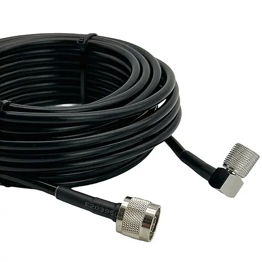 Високочастотний подовжувальний кабель ALIENTECH Deimox CG240-QMA-MW/N-M з роз’ємами QMA для антен дронів, 10 метрів (тип "Тато-Мама") - фото 3