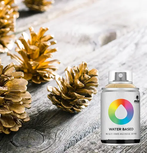 Аерозольна фарба MTN WB-127 100 мл Frame Gold, EX011W0127M - фото 3