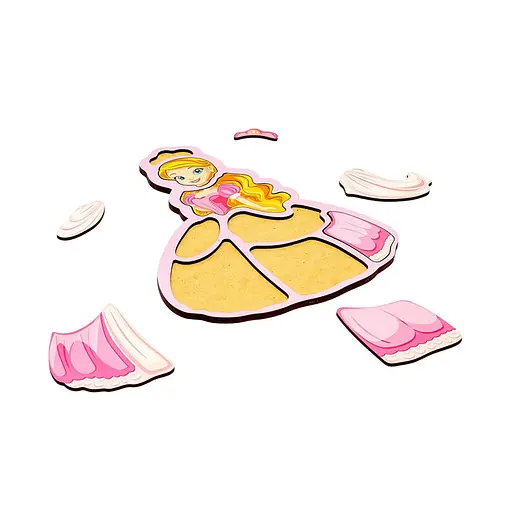 Дитячий пазл-вкладиш "Принцеса" Puz-22968, 8 елементів - фото 2