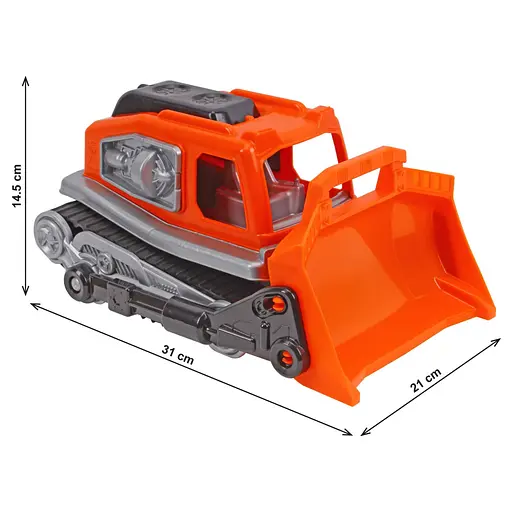 Дитяча іграшка Бульдозер 9680TXK помаранчевий, великий - фото 6