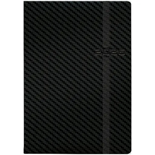 Дневник Brunnen 2026 Стандарт Soft Carbon черный (73-795 31 906)