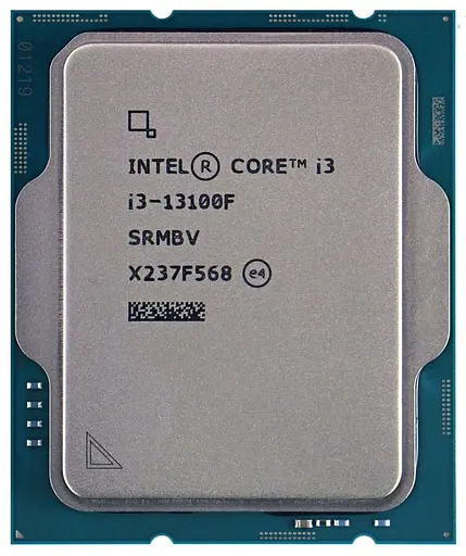 Процесор Intel Core i3 13100F (BX8071513100F) (Socket 1700, 8T, 4.5 ГГц, Box) - фото 1