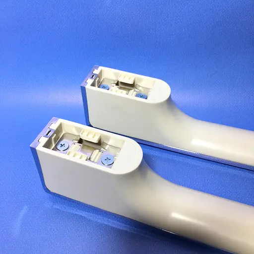 Дверная ручка для холодильника SAMSUNG RT53, RT50, RT46, RT43, DA97-14431E бежевая 2 шт - фото 4