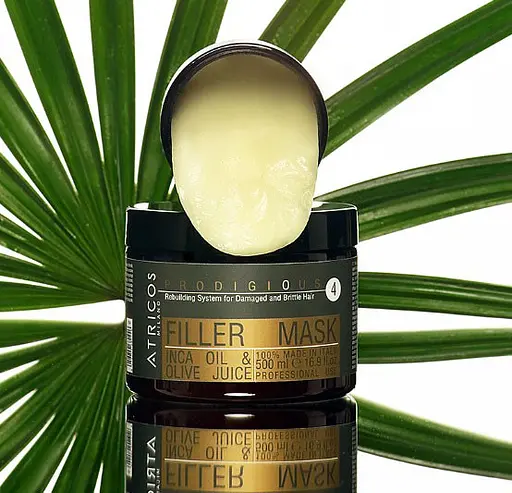 Маска филлер для волос Atricos Prodigious Filler Mask восстановление поврежденных волос 250ml - фото 2