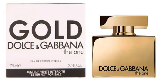 Оригінал Dolce Gabbana One Gold Eau De Parfum Intense 75 мл ТЕСТЕР парфумована вода - фото 1