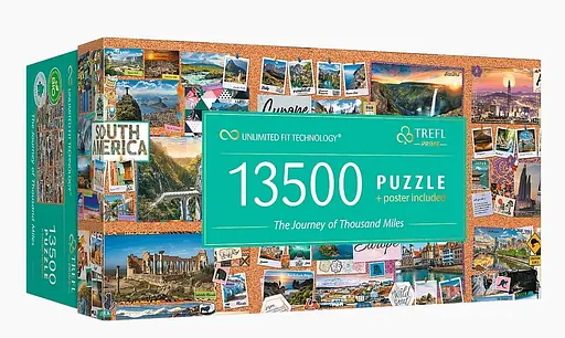 Пазли Безмежна колекція: "Подорож на тисячу миль" 13500 елементів 81025 Trefl, в коробці (5900511810257) - фото 1