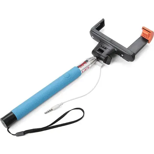 Селфи-монопод Smart со шнуром SS4 Blue - фото 1