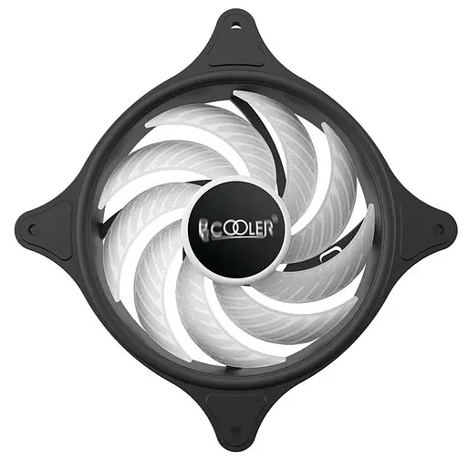 Вентилятор PcCooler FX 120 ARGB BK 3in1, чорний (FX 120 ARGB BK 3in1) - фото 5