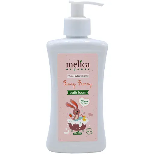 Дитяча піна для ванн Melica Organic Від зайчика 300 мл - фото 1