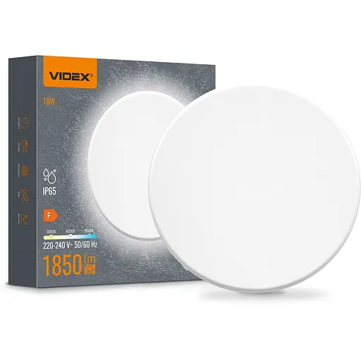 Світильник LED Videx WL03 настінний IP65, 18W 3000K-4000K-6500K White (VL-WL03-18CW)