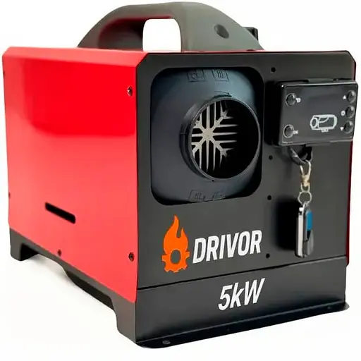 Обігрівач Webasto автономний дизельний Drivor 5 кВт (12В24В220В) з LCD-дисплеєм та пультом ДК