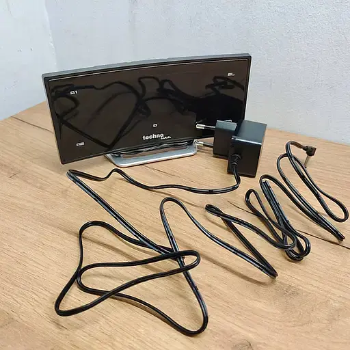 Часы настольные с радио Technoline WT460 Blue LED Black/Silver (WT460 blaue LED) - фото 6