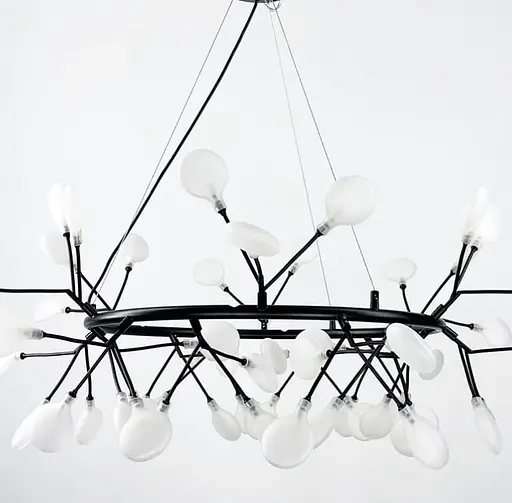 Люстра в естественных условиях в черном корпусе Ст. H 688/54 BK | Line F - фото 3