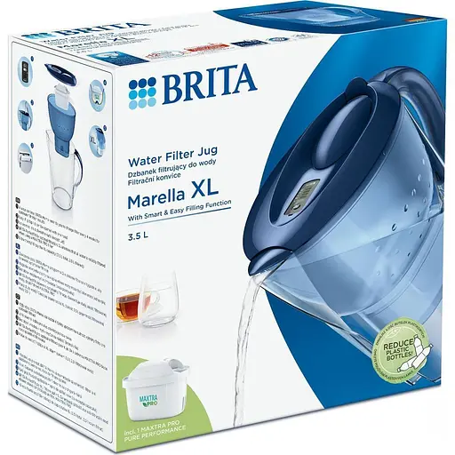 Фільтр-глечик Brita Marella XL Memo MXPro 3.5л Blue (1052778) [150435] - фото 5