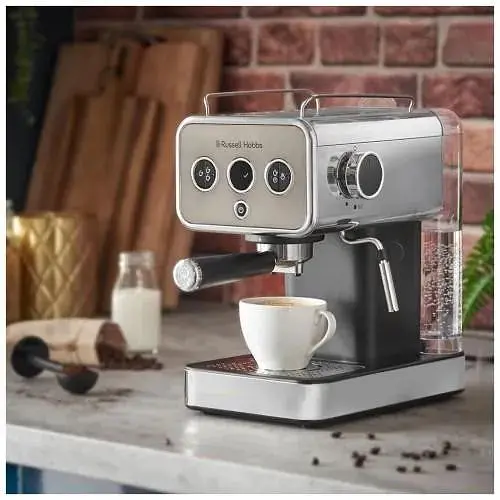 Рожковая кофеварка эспрессо Russell Hobbs Distinctions Metallic 26452-56 - фото 2