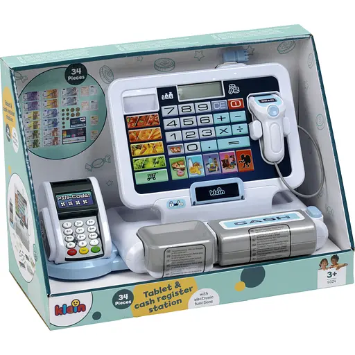 Игрушечный кассовый электронный аппарат с планшетом Klein MM (9324) - фото 10