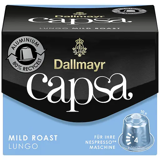 Кава в капсулах Dallmayr Lungo Mild Roast 10 капсул 56 г - фото 1