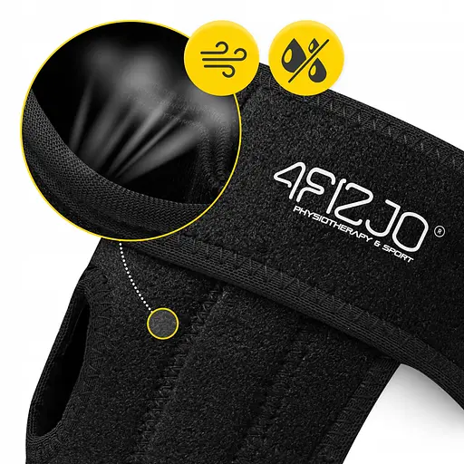 Фіксатор (бандаж) для ліктьового суглоба 4FIZJO MED 1 шт універсальний Black (P-5905973407380) - фото 8