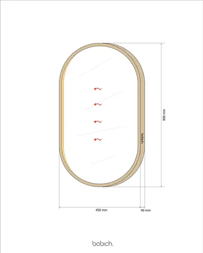 Зеркало с подсветкой Babich Studio Mirror - other any color - фото 6