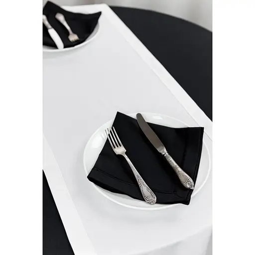 Скатертина Прованс Kelly чорна 140х140 см (032908) - фото 3