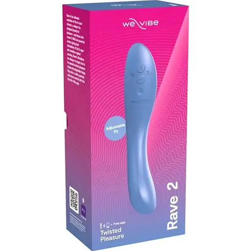 Вібратор We-Vibe Rave 2 Twisted Pleasure Blue + App SO8768 (108461) - фото 9